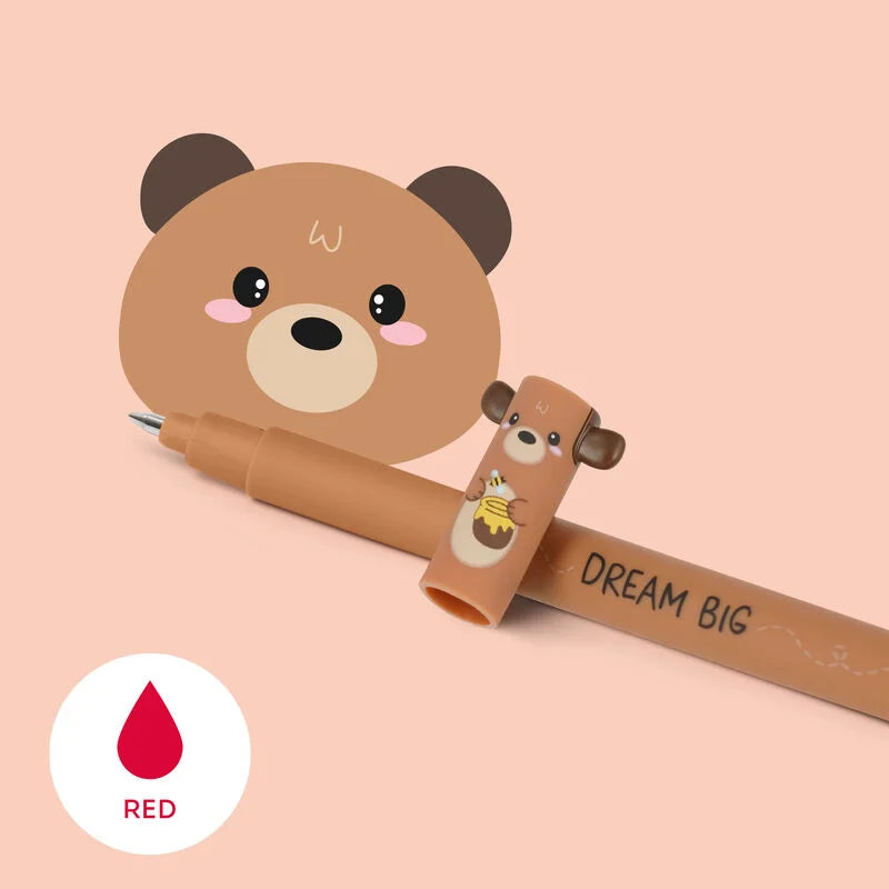 Caneta-Apagavel-Legami-Urso-Vermelho