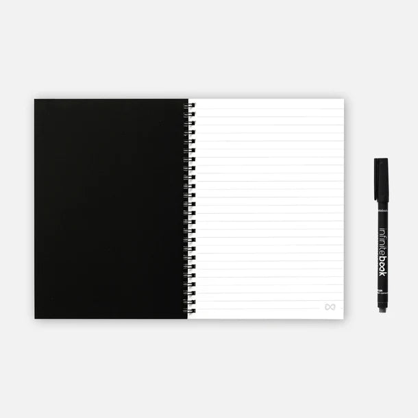 Infinitebook Pautado A5 Preto