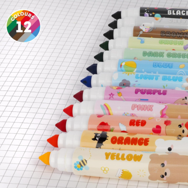 Legami-Caixa-12-Marcadores-Teddy-Friends