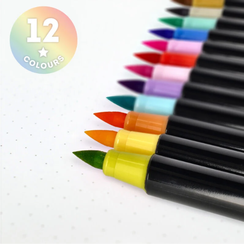 Legami-Caixa-12-Marcadores-com-Ponta-de-Pincel-Tons-Pastel