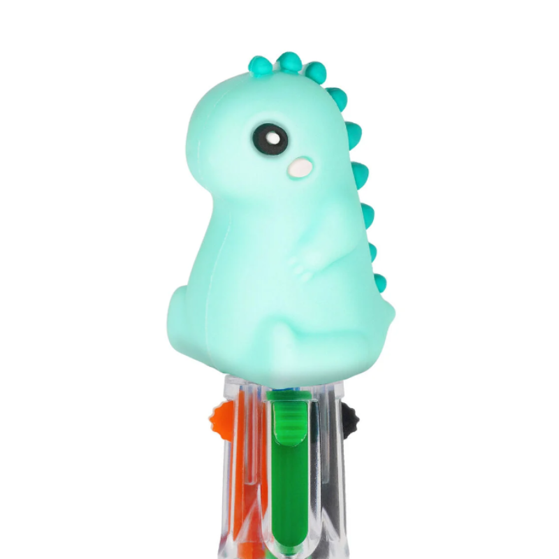 Legami - Mini Caneta de 4 Cores - Dinossauro