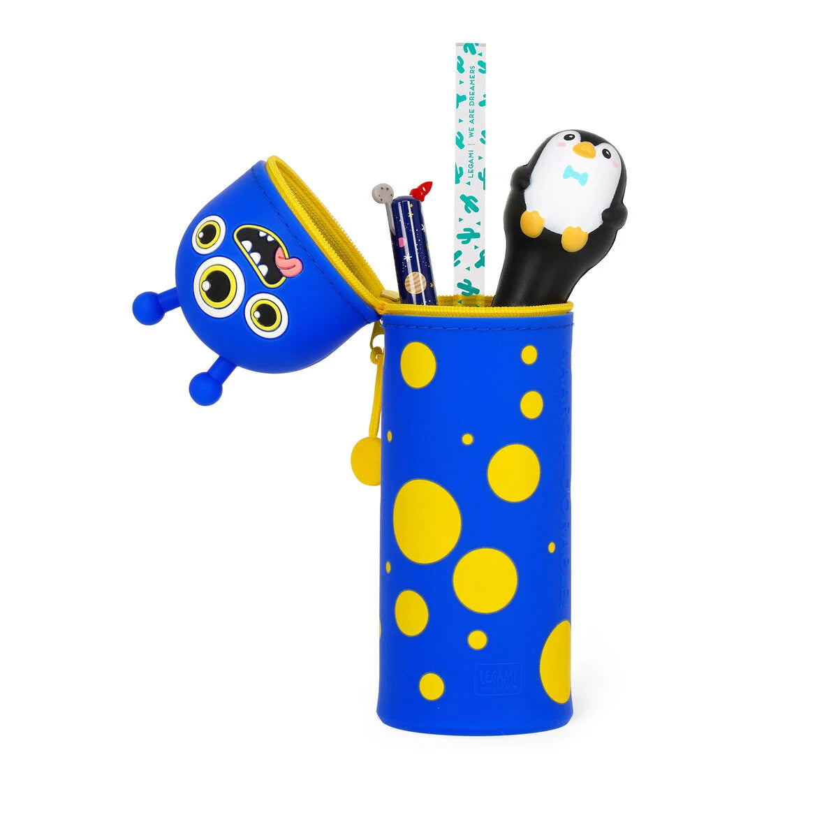 Legami_Estojo_Kawaii_em_Silicone_Monstro