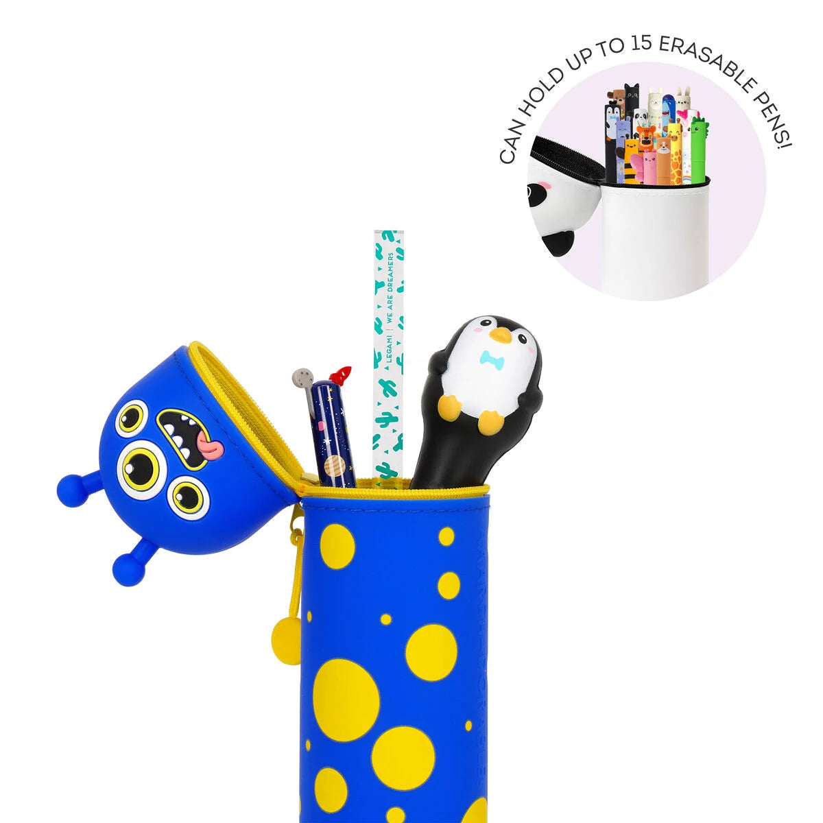 Legami_Estojo_Kawaii_em_Silicone_Monstro