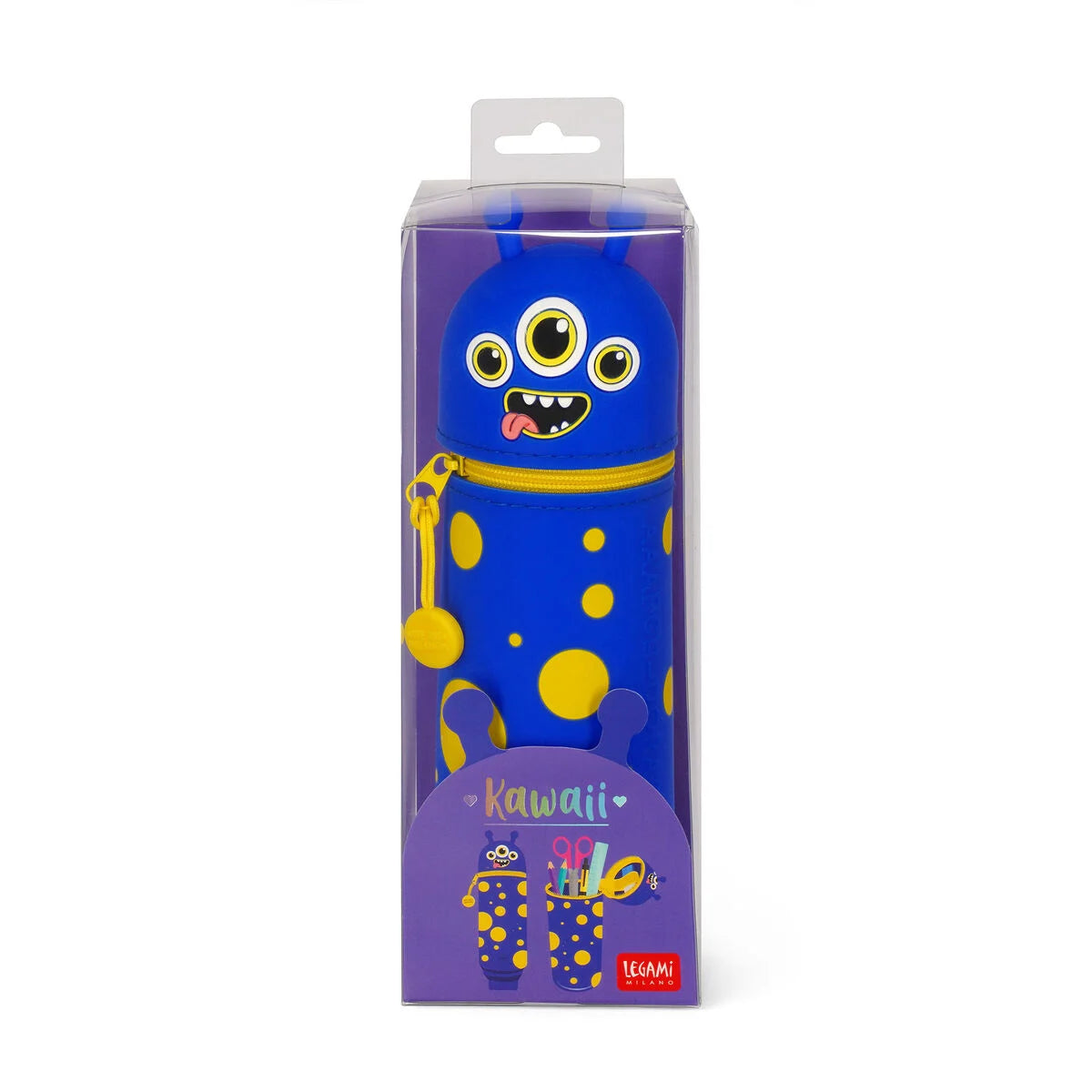 Legami_Estojo_Kawaii_em_Silicone_Monstro