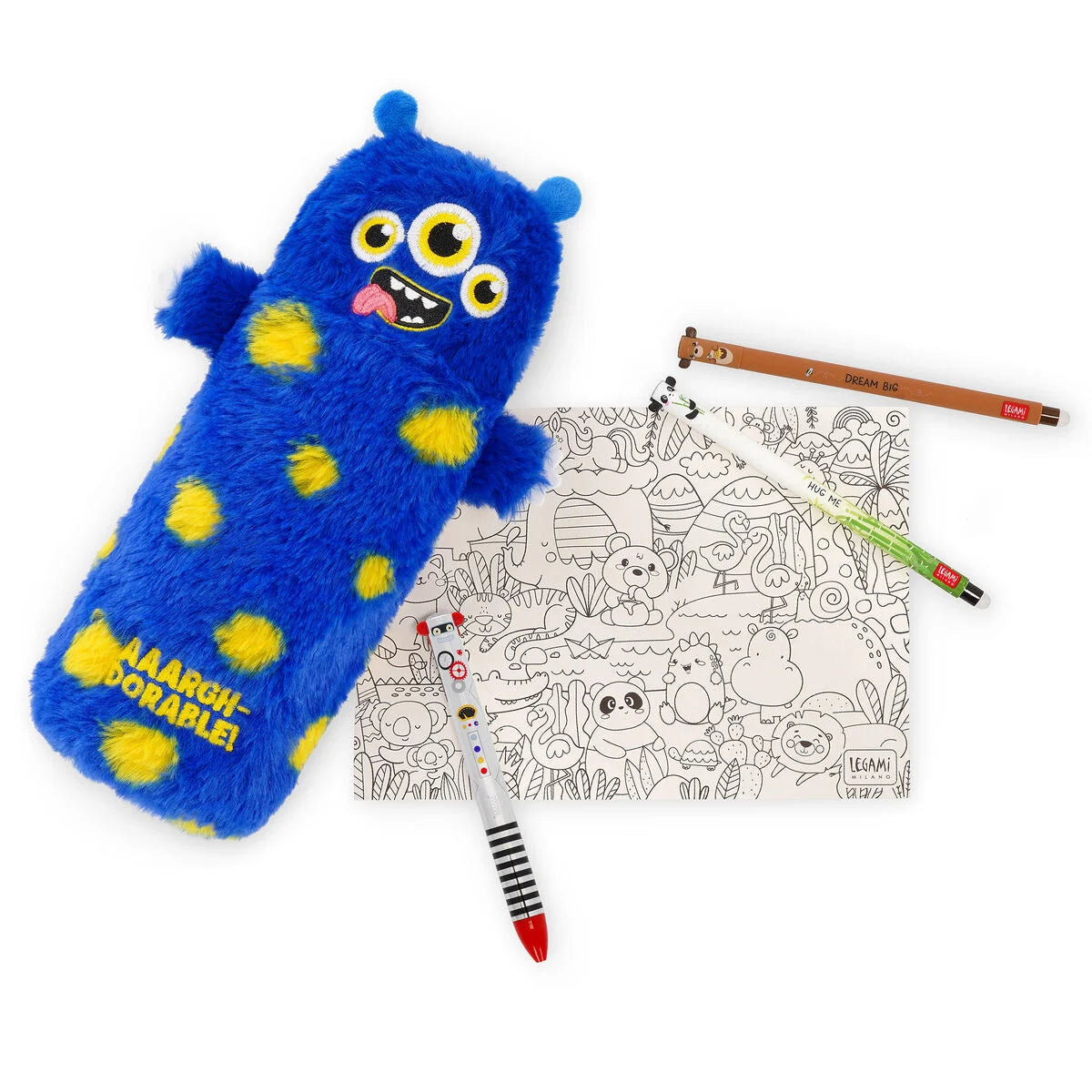 Legami_Estojo_Peluche_Monstro