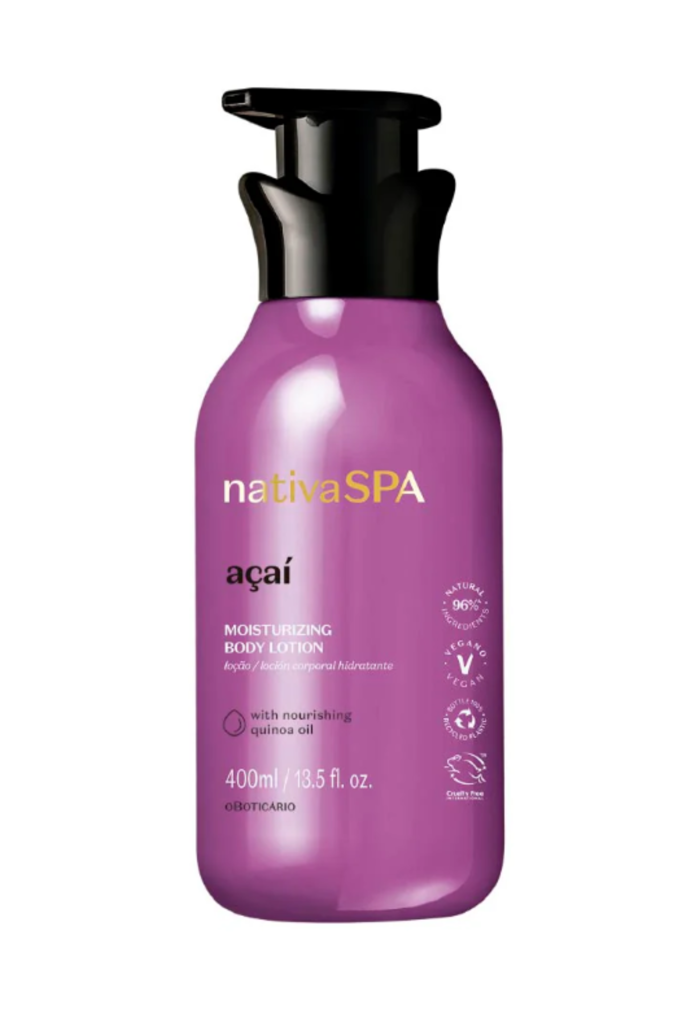 Loção Corporal Hidratante Nativa SPA Açaí 400ml