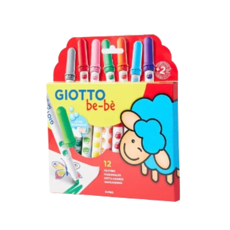 Marcadores-Giotto-be-bè-12-un