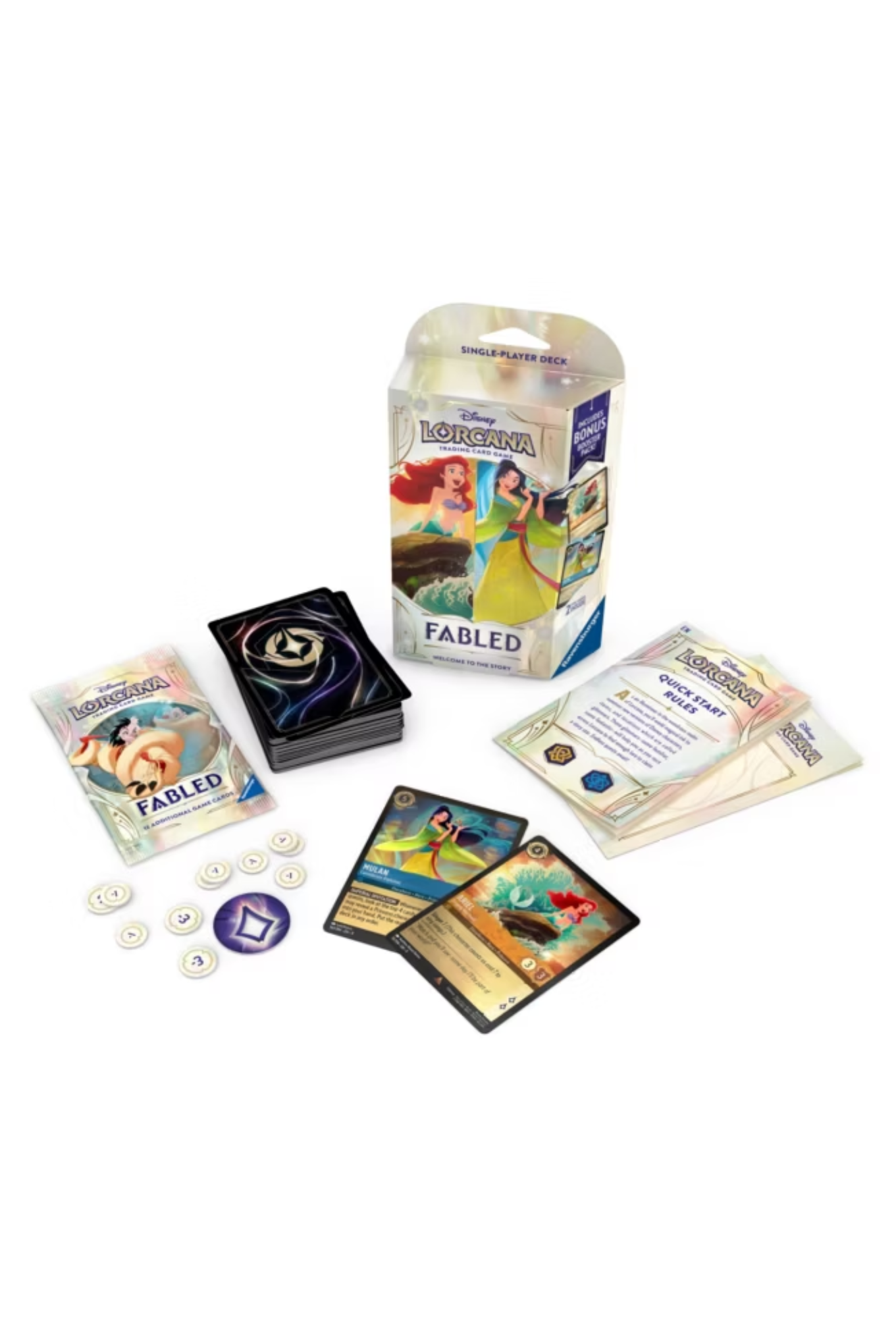 TCG-Disney-Lorcana-Fabled-Starter-Deck-Amber-e-Sapphire