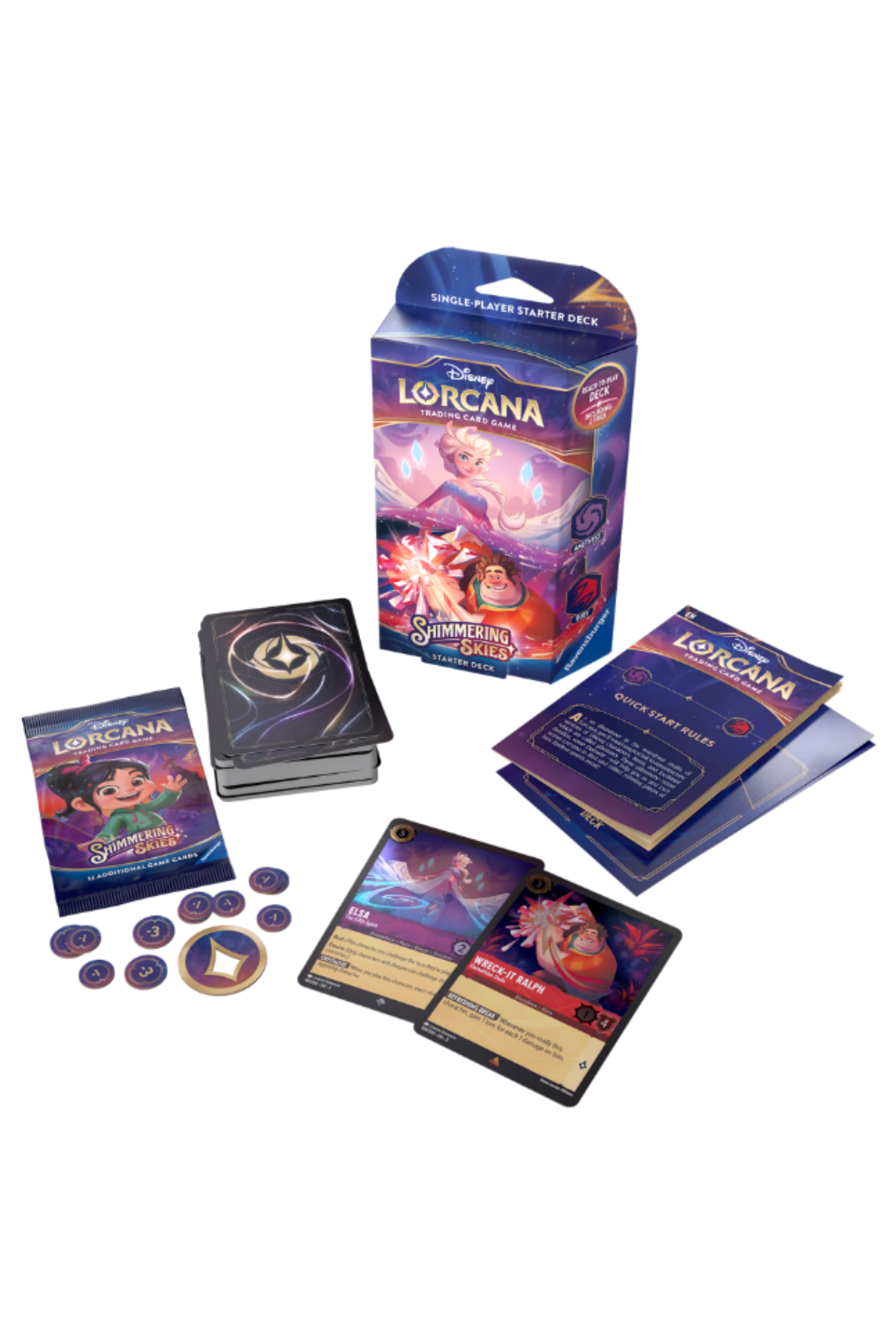 TCG-Disney-Lorcana-Shimmering-Skies--Starter-Deck-Amethyst-e-Ruby