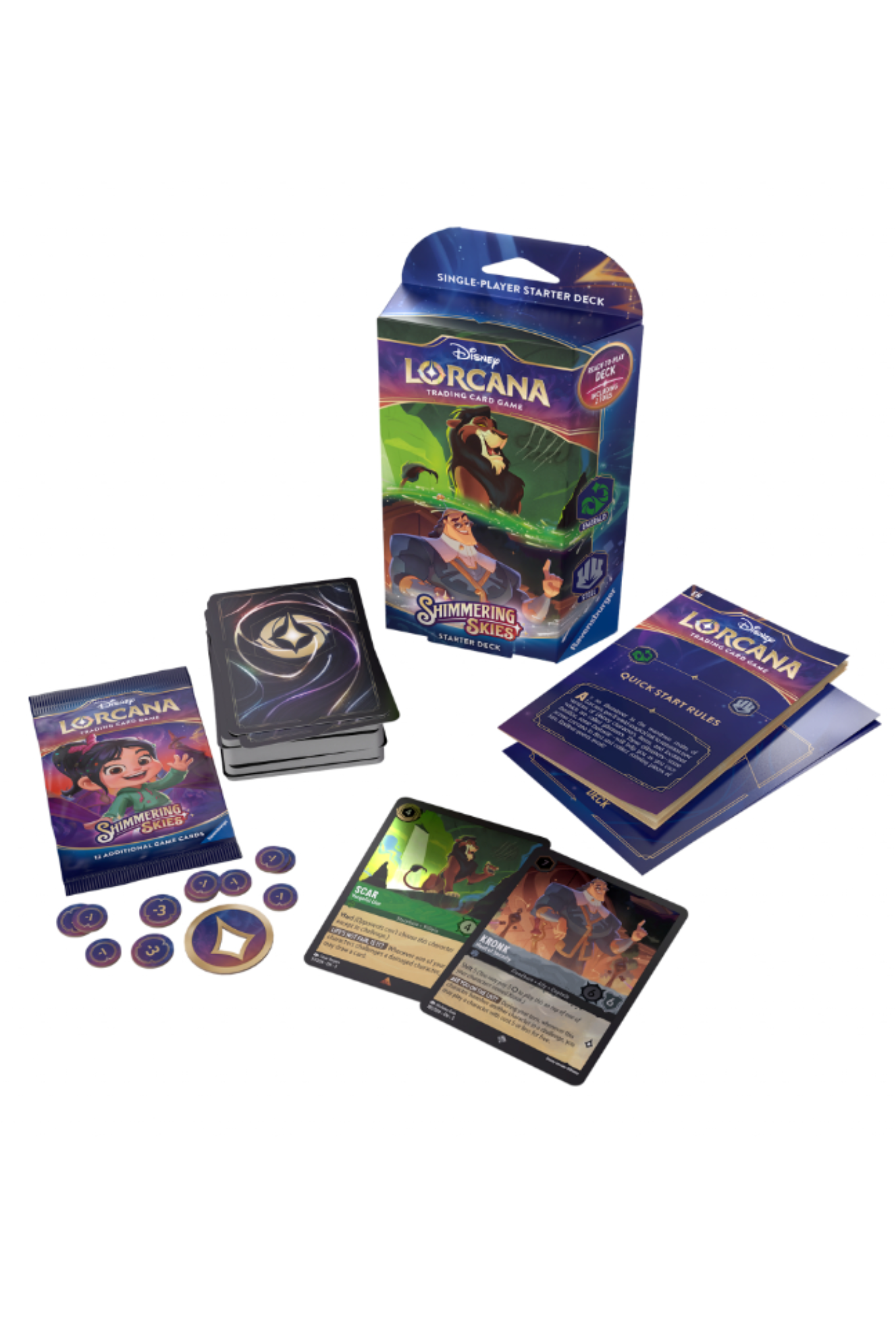 TCG-Disney-Lorcana-Shimmering-Skies-Starter-Deck-Scar