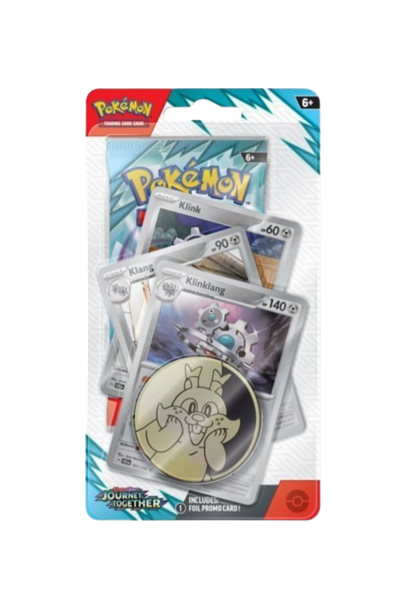 TCG-Pokemon-Checklane-Blister-Journey-Together-Klinklang