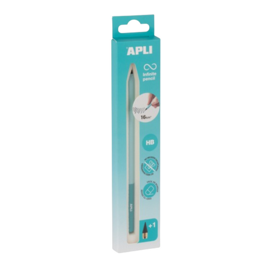 APLI - Lápis Infinito Azul Claro + recarga