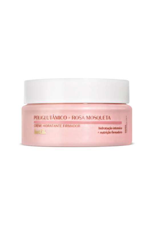 Creme_Facial_Hidratante_Firmador_Poliglutâmico_Rosa_Mosqueta_Botik_50g