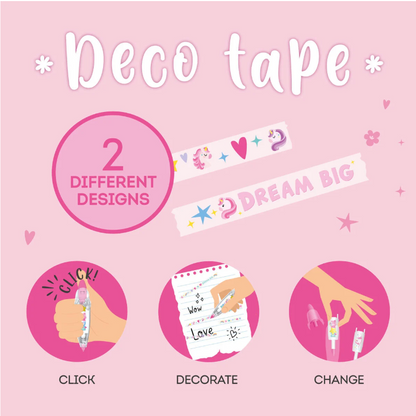 Legami-Caneta-Fita-Decorativa-Deco-Tape-Unicórnio