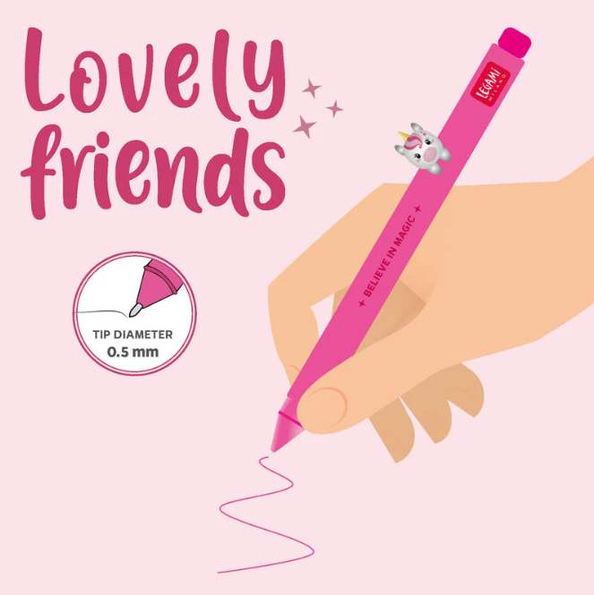 Legami-Caneta-Lovely-Friends-Unicórnio