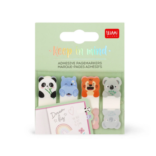 Legami-Marcadores-de-Página-Adesivos-Keep-in-Mind-Cute-Animals