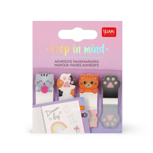 Legami-Marcadores-de-Página-Adesivos-Keep-in-Mind-Kitty