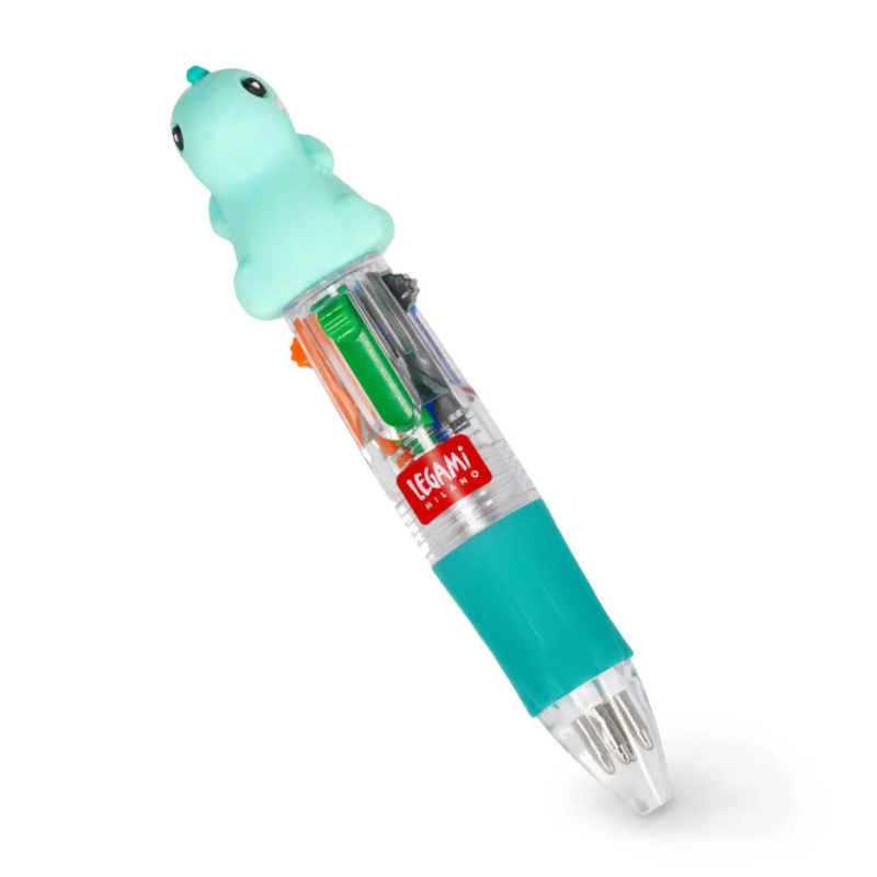 Legami - Mini Caneta de 4 Cores - Dinossauro