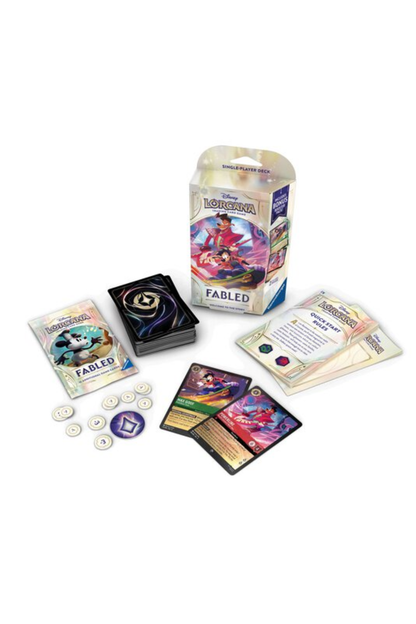 TCG-Disney-Lorcana-Fabled-Starter-Deck-Emerald-e-Ruby
