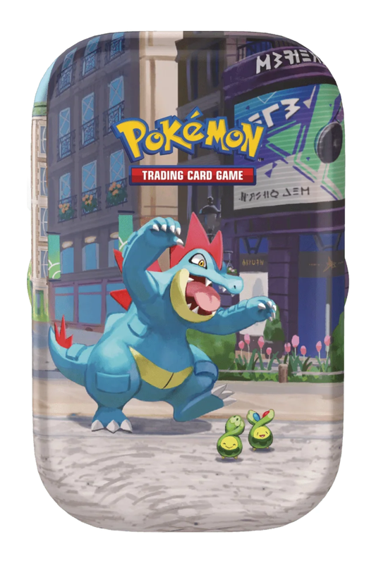 TCG-Pokémon-Lumiose-City-Mini-Tin-Feraligatr-e-Budew