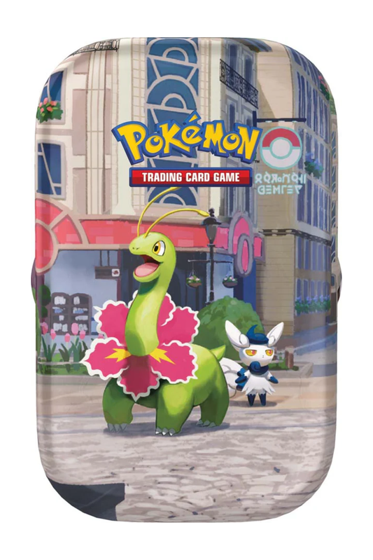 TCG-Pokémon-Lumiose-City-Mini-Tin-Meganium-e-Meowstic
