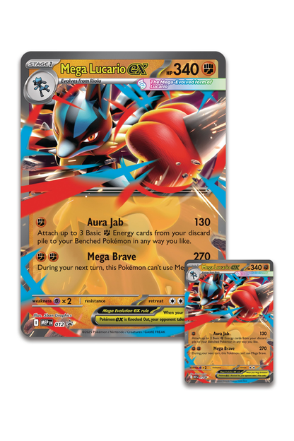 TCG-Pokémon-Mega-Lucario-Figure-Collection